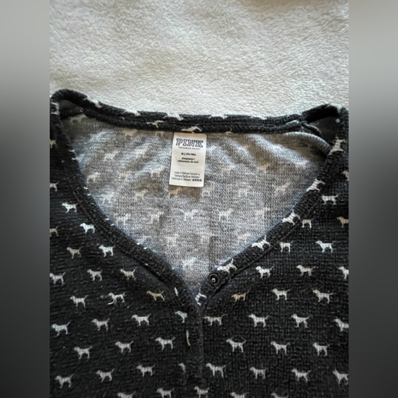 Victoria's Secrets Pink Thermal Sleep Longsleeve - Picture 7 of 9